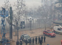 La mascletà de Hermanos Sirvent rinde homenaje a su fundador en València.