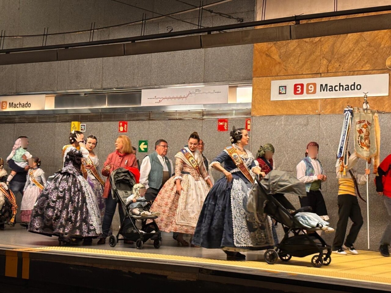 Las Fallas 2026 han visto un gran movimiento de personas en Metrovalencia.