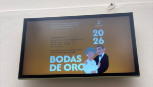 El Ayuntamiento de Godella implementa pantallas digitales para mejorar la comunicación municipal.