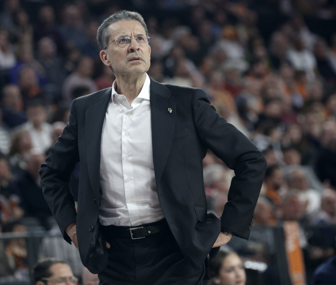 Pedro Martínez entrenador del Valencia Basket en un partido reciente
