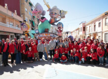 Juanfran Pérez Llorca en las Fallas de Alcàsser y Algemesí con participantes
