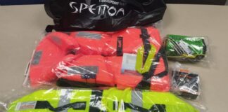 Kits tácticos de rescate de la Policía Local de València para emergencias acuáticas