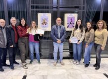 Participantes del concurso de carteles en Massamagrell con premios