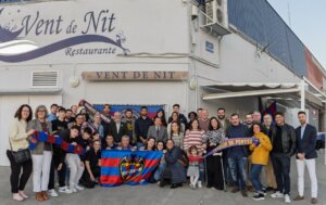 La Peña Alboraia se presentó en un evento en Vent de Nit con la presencia de autoridades y aficionados.