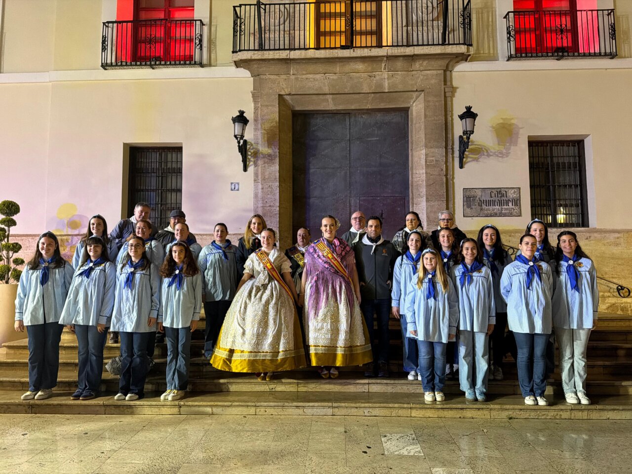 Celebración de la primera Nit d'Albaes en el Ayuntamiento de Paterna.