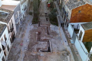 Excavación de un refugio de la Guerra Civil en Manises