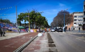 Trabajos de mejora en la Alameda Reina Sofía en Torrent