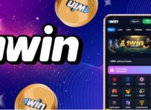 Interfaz del sitio web de 1Win mostrando tragamonedas y juegos de casino