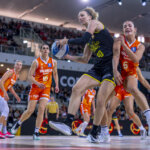 Jugadoras de Valencia Basket compiten en la Copa de la Reina 2026.