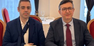 Vicente Lafuente en un desayuno informativo con empresarios