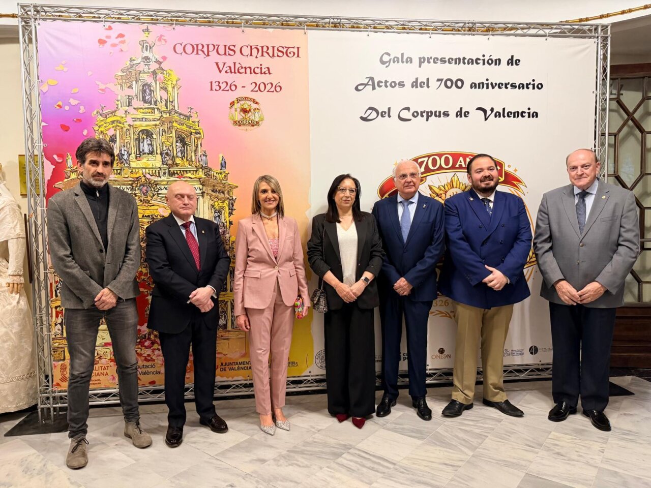 Gala de presentación del 700 aniversario del Corpus Christi en Valencia