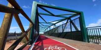 Pasarela del Anillo Verde Metropolitano entre Sedaví y Picanya