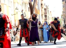 Representación del Juicio de Jesús en Benetússer durante la Semana Santa
