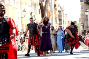 Representación del Juicio de Jesús en Benetússer durante la Semana Santa