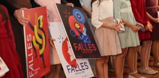 Presentación de la campaña gráfica para las Fallas 2027 en València.