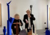 Carmen Calvo y Miquel Navarro en una exposición de arte contemporáneo