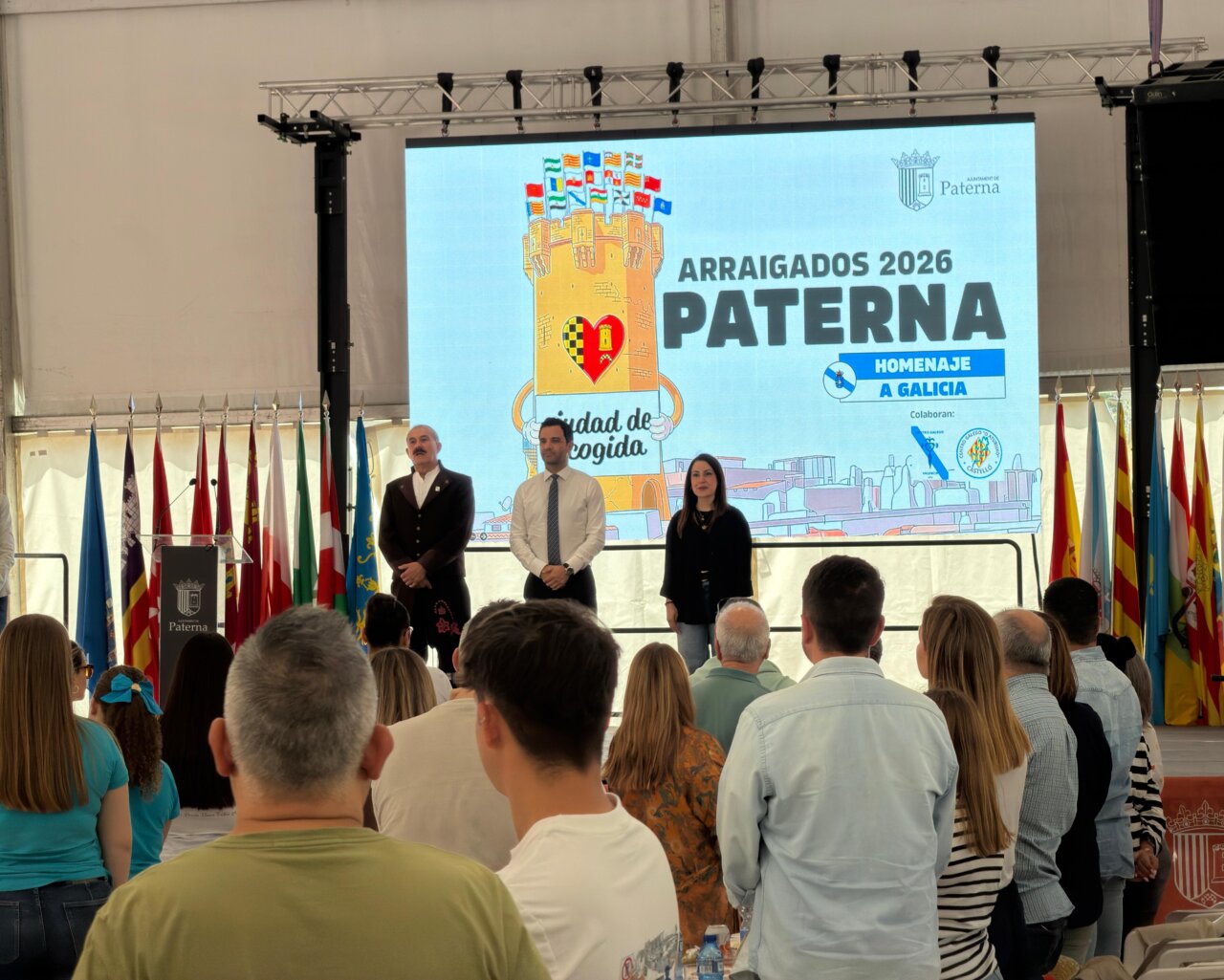 Evento cultural Arraigados en Paterna con homenaje a Galicia
