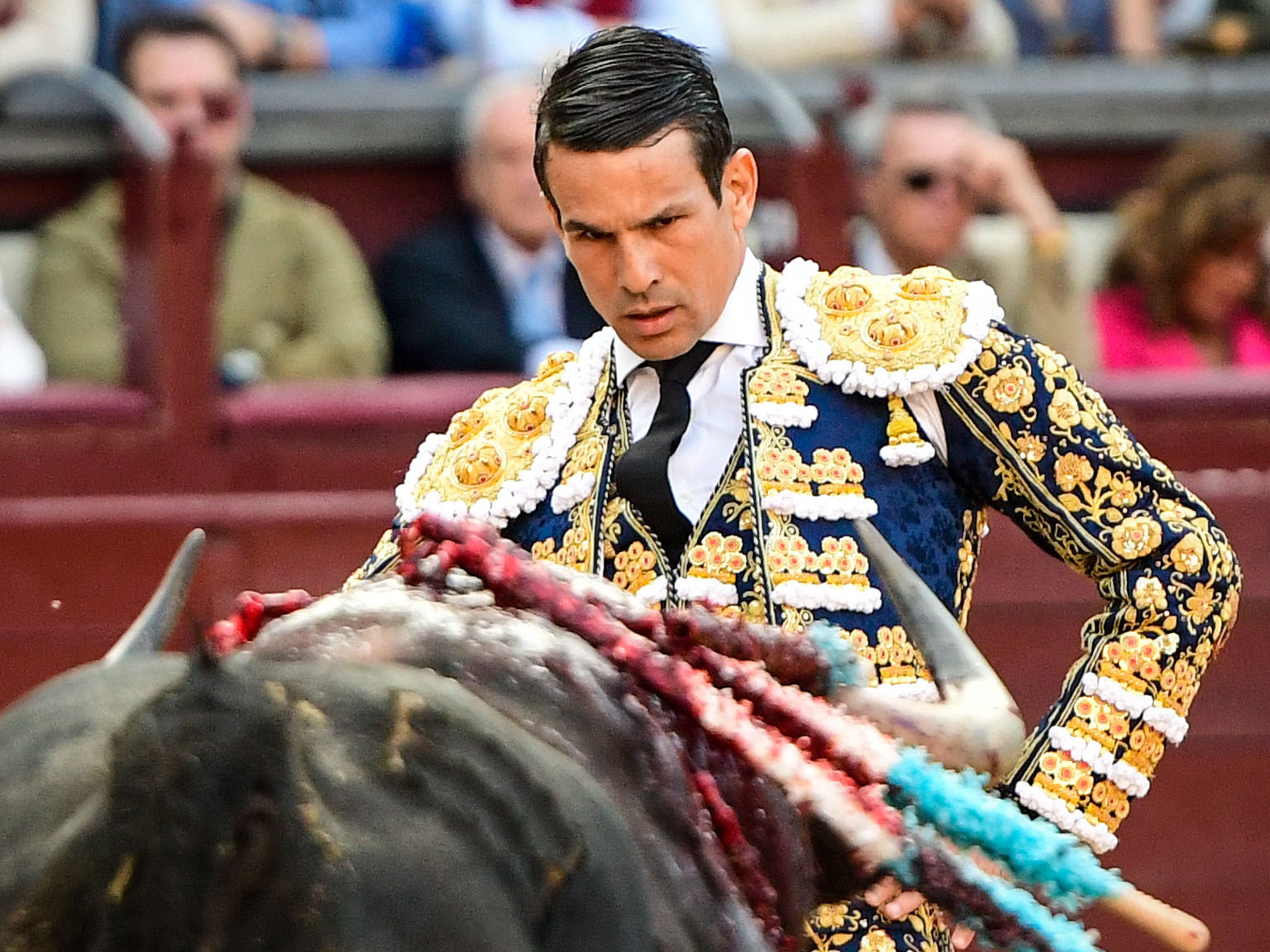 José María Manzanares en una corrida de toros en la Maestranza
