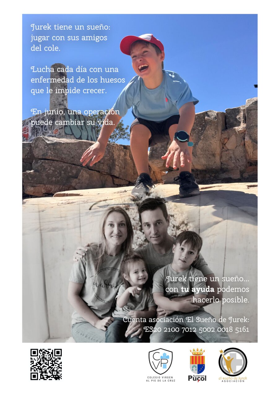 Jurek sonríe mientras juega con amigos y lucha contra su enfermedad.