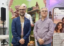 Ferran Bartual y Vicente Julián García en evento de Fallas