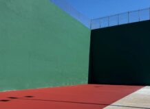 Frontó xicotet del poliesportiu municipal de Foios completamente renovado