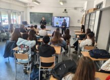 Alumnos del IES Sedaví en una formación sobre violencia de género