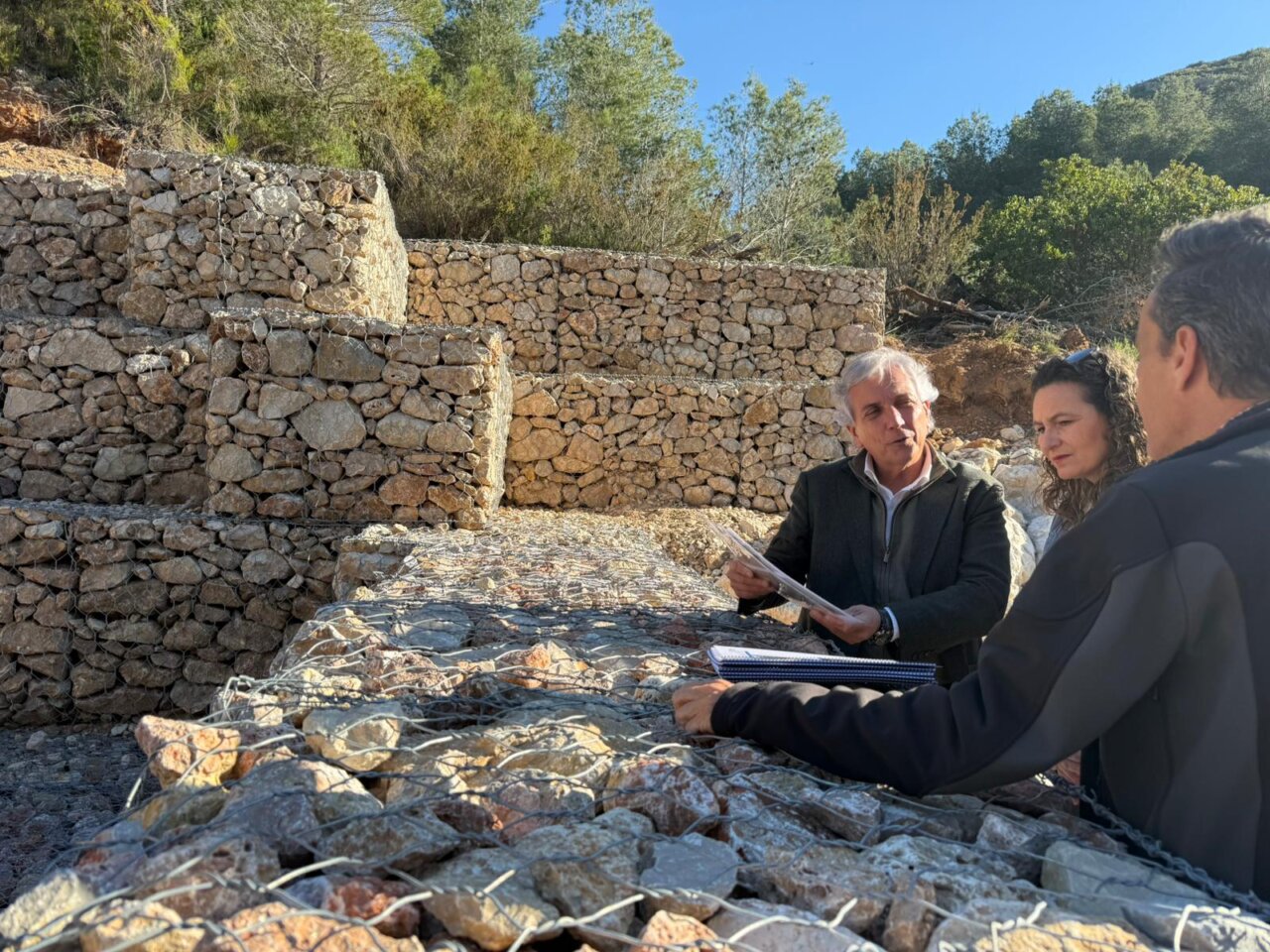 Reunión sobre iniciativas de recuperación postdana en un entorno natural