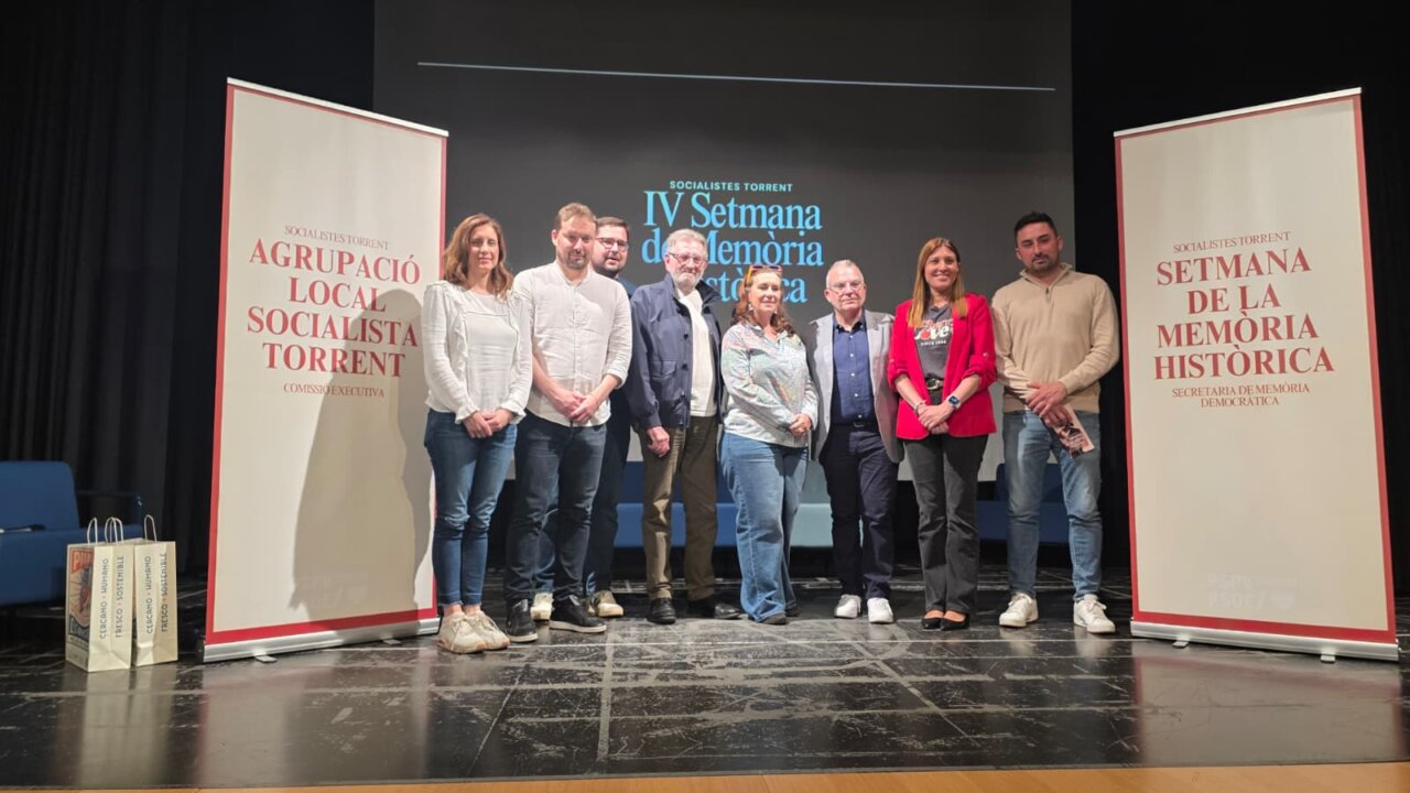 Acto de clausura de la IV Setmana de la Memòria Històrica en Torrent