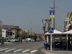 Cámaras de tráfico en la avenida Verge del Puig para controlar camiones.