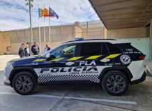 Vehículo de la Policía Local de Alboraya en presentación oficial