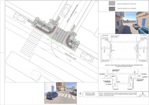 Planos de obras para mejorar la accesibilidad en Foios