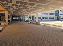 Vista del interior del nuevo IES La Patacona en construcción