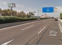 Vista de la carretera V-31 conocida como Pista de Silla