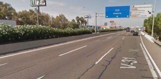 Vista de la carretera V-31 conocida como Pista de Silla