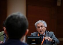 Raúl Mérida hablando sobre la recuperación tras la riada en València