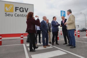 Visita a la reconstrucción de València Sud por autoridades de Metrovalencia