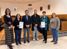 Acto de firma de convenios de colaboración en Paterna con representantes comerciales