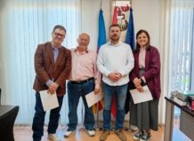 Reunión entre representantes de la Cámara de Comercio y el Ayuntamiento de La Pobla de Farnals