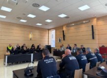 Reunión de policías locales en Alfafar sobre seguridad pública