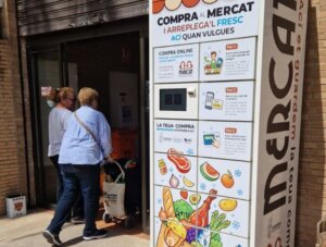 Taquillas refrigeradas en el Mercado Municipal de Alboraya