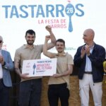 Participantes del TastArròs celebrando el primer premio en València