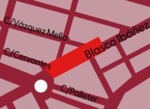 Aviso de corte de tráfico en la avenida Blasco Ibáñez de Mislata