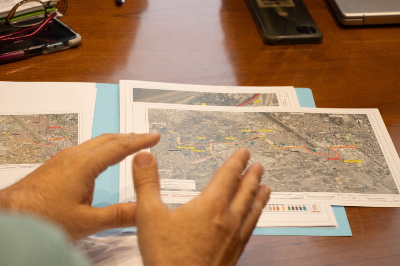 Reunión sobre alegaciones al proyecto de transporte público en Xirivella