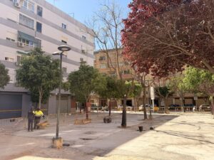 Reurbanización Pl. Alaquàs en barrio de La Paz de Mislata