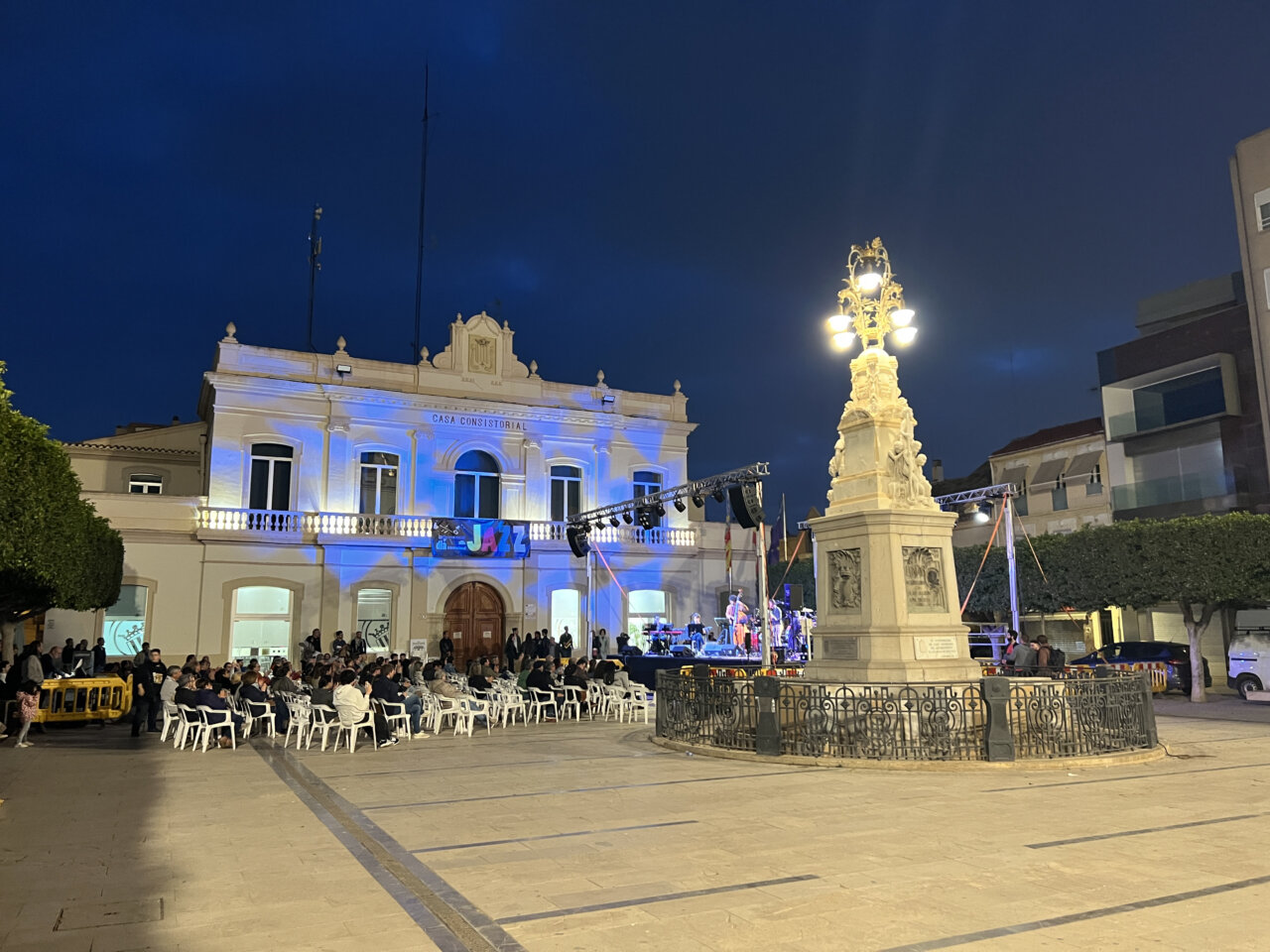Concierto de jazz en la Plaça de l’Ajuntament de Alfafar