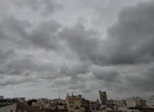 Cielos nublados sobre la ciudad de Valencia durante el Día de la Madre
