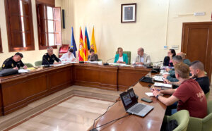 Reunión de la Junta Local de Seguridad en Benetússer con autoridades y representantes