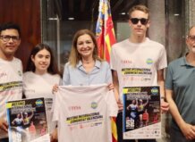Participantes del meeting internacional de atletismo adaptado en Torrent