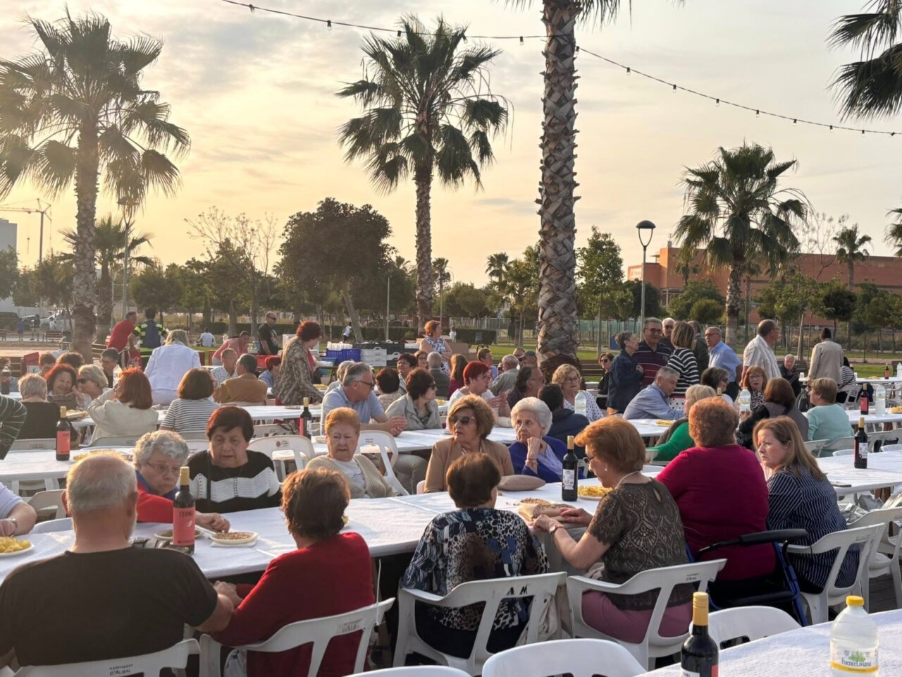 Celebración del mes de los mayores en Albal con jubilados y pensionistas