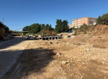 Las obras del barranco de Picassent alcanzan el 36% de ejecución con una inversión de 2,6 millones del Consell Obras de reconstrucción en el barranco de Picassent con maquinaria y trabajadores